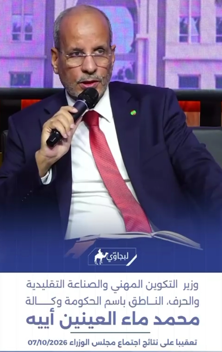 ولد أييه يستعرض حصيلة التوسع في التكوين المهني