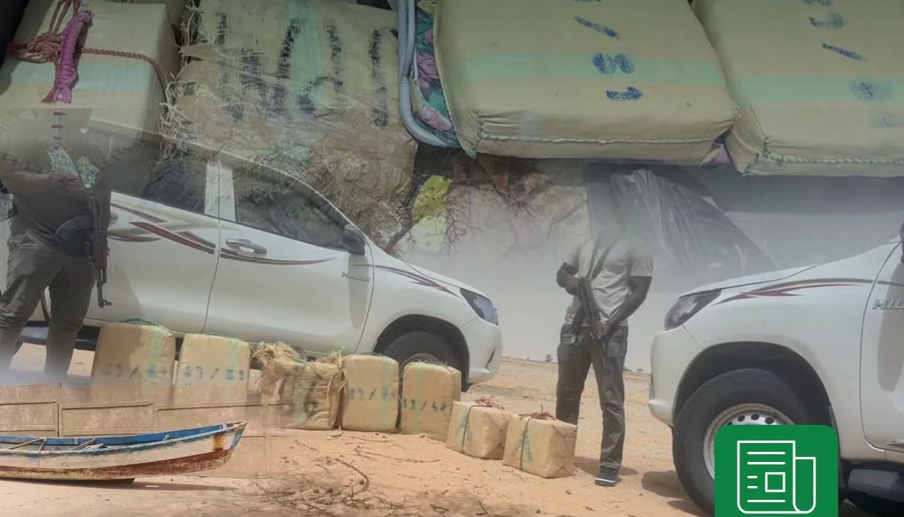 الأمن يفكك شبكة لتهريب المخدرات في نواذيبو ويضبط 210 كلغ من الحشيش