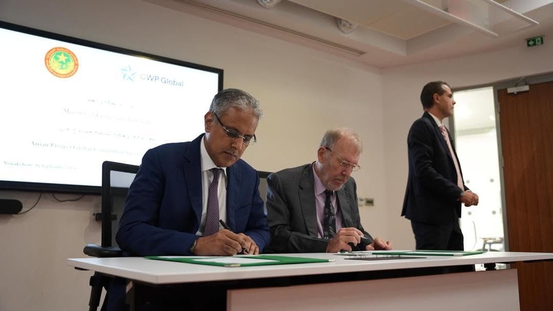 وزارة الطاقة توقع شركة CWP Global اتفاقية لتطوير مشروع "أمان" للهيدروجين الأخضر