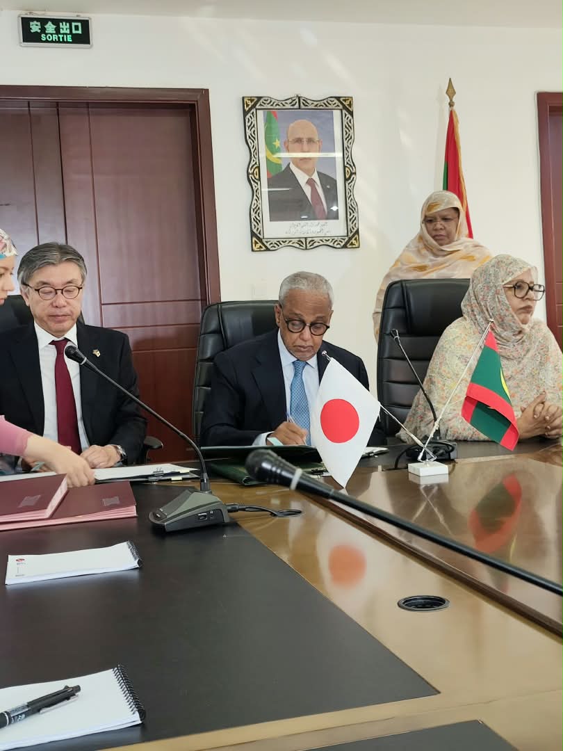 موريتانيا واليابان توقعان اتفاقيتي تمويل بقيمة 203 ملايين أوقية لدعم الزراعة والأمن الغذائي